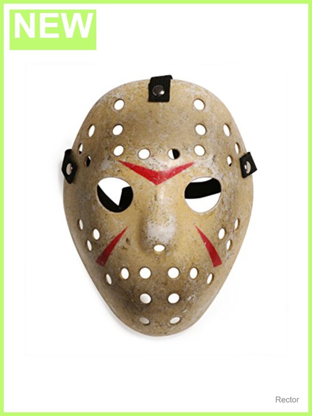 Kids Halloween Hockey Mask Cosplay Costume Prop Ages 3-8 Lightweight Breathable